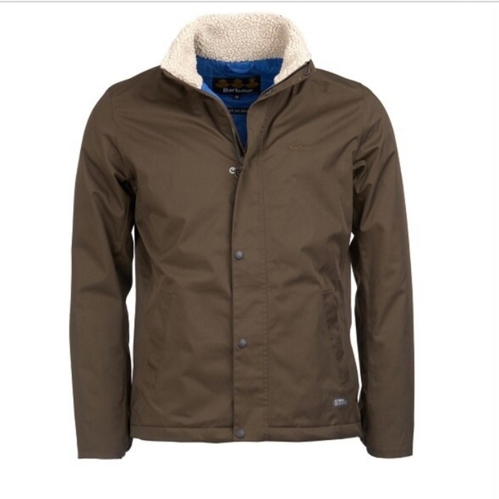 Barbour Scout Performance Jacket with Cream Sherpa Collar Size L